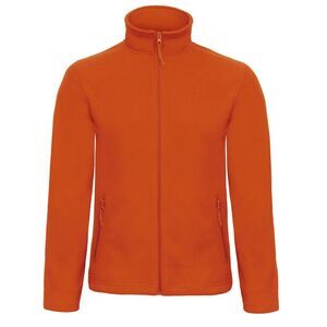 B&C Mens ID.501 Fleece Jacket / Pumpkin Orange